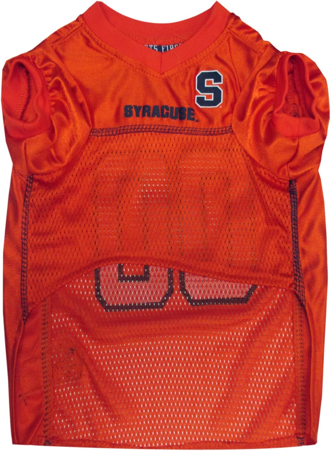 NCAA College Syracuse Orange Mesh Jersey for DOGS & CATS, Medium. Licensed Dog Jersey with Your Favorite Football/Basketball College Team