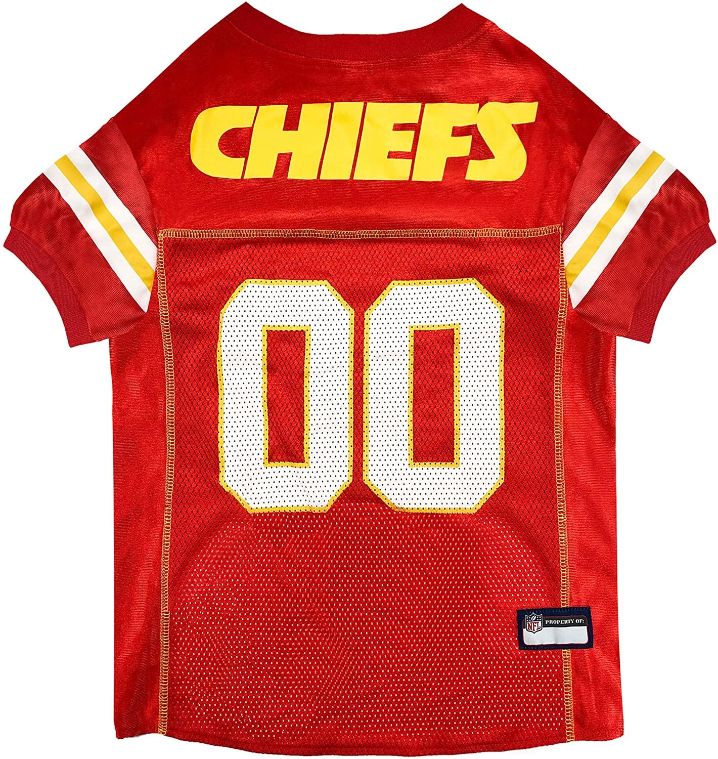 NFL Kansas City Chiefs Dog Jersey - Medium, Football Jersey Costume for Dogs