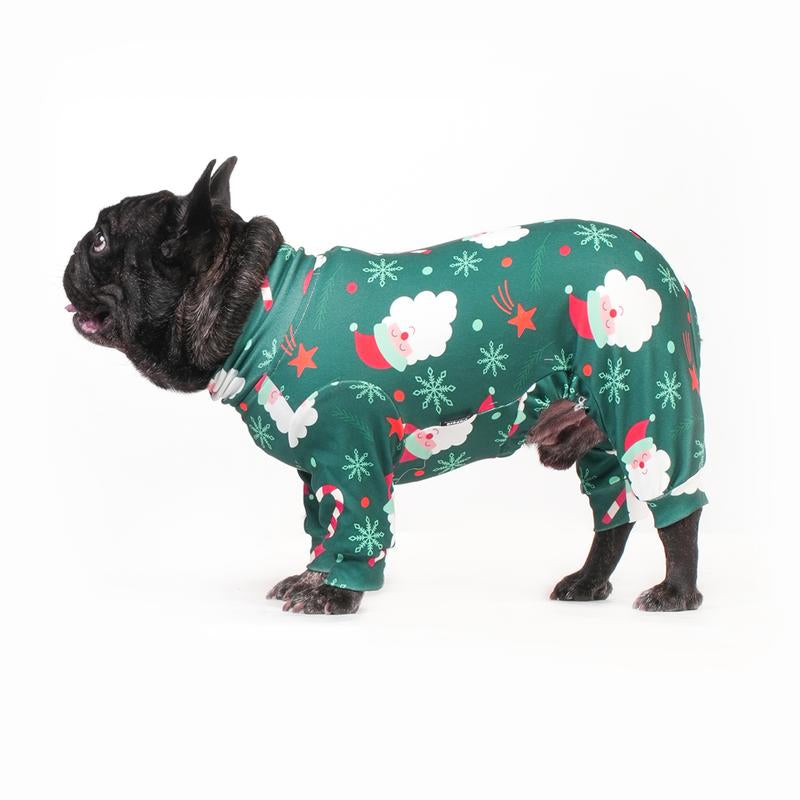 Christmas Dog Pajama, Funny Christmas Dog Costume, Christmas Puppy Pajama, Christmas Puppy Clothes, Puppy Christmas Gift, Dog Clothes, All over Print-Christmas Pattern, S-6XL Warm Winter Dog Pajamas Set Cute Snowman Dog Pajamas Christmas Shirt