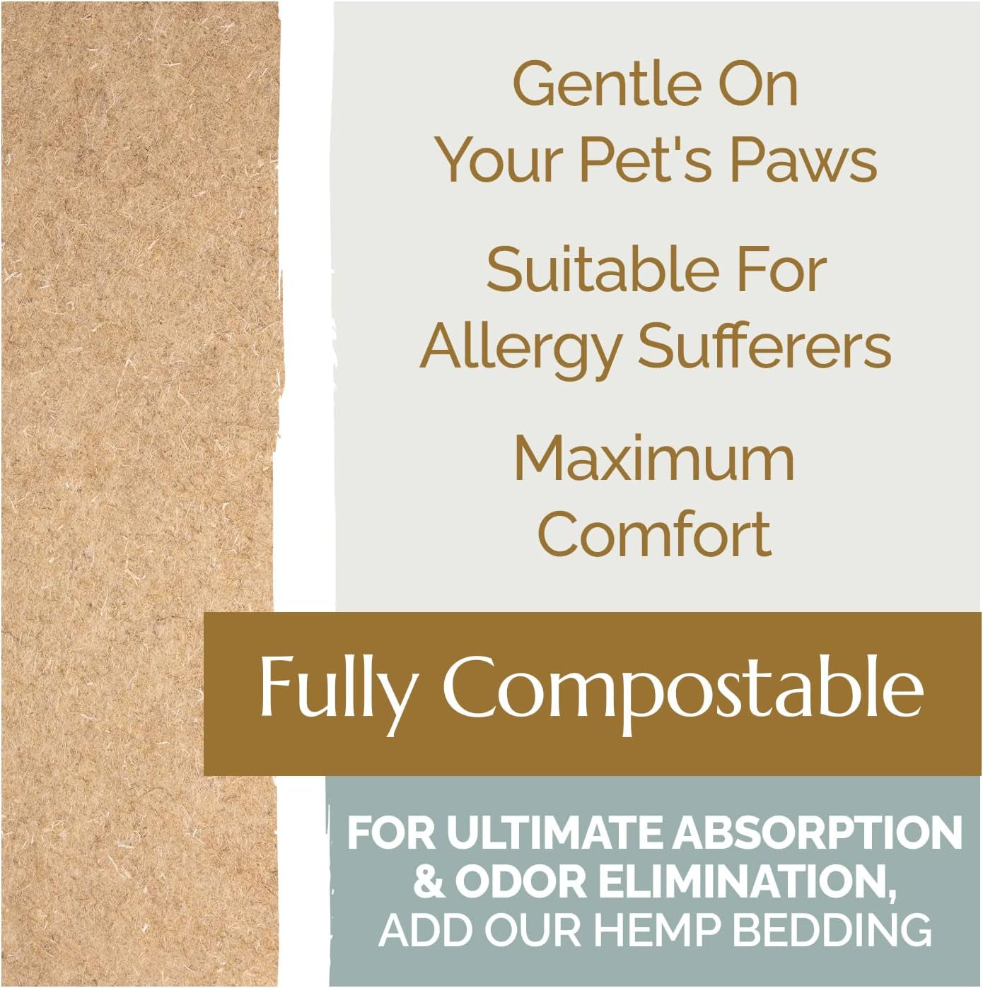 The Chanvra Hemp All Purpose Pet Mat Sleeping,Nesting,Reptile Carpet Rathamster Cagebearded Dragon Tank Accessories Lizard Snake Terrarium Liner Small Animal Hemp Bedding Sold Separate