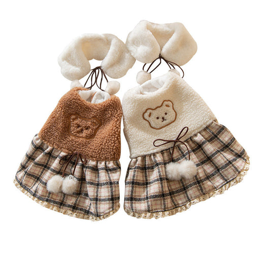 Fashion New Puppy Cute Bear Dress – Cozy & Adorable Tank Skirt with