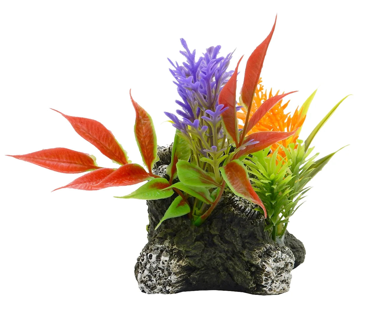Medium Wood Aquarium Ornament - Multicolor